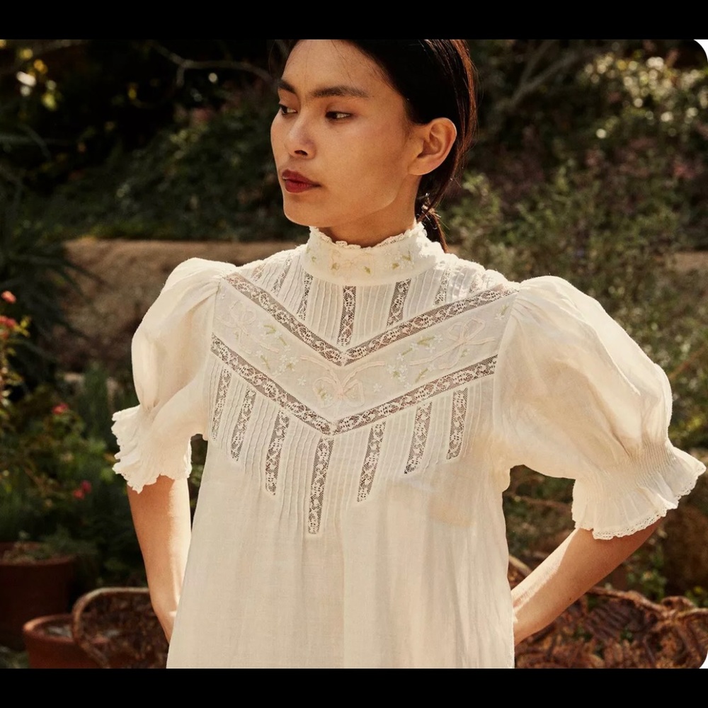 SOLD Doen Silvestra Dress Size Small S Himalayan Salt $358 - Picture 4 of 4
